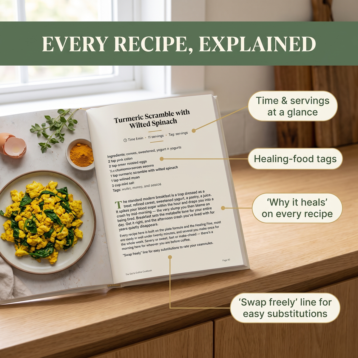 Eat to Outlive Cookbook: 100+ Super-Simple Anti-Inflammatory Recipes to Add Years to Your Life